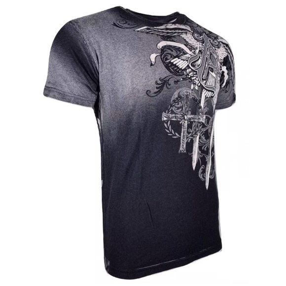 ARCHIAC BY AFFLICTION Men's T-Shirt S/S DAVENTRY - Picture 2 of 7